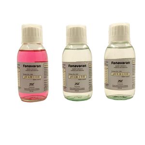 محلول بافر کالیبراسیون ph متر فناوران حجم 120 میلی لیتر بسته سه عددی